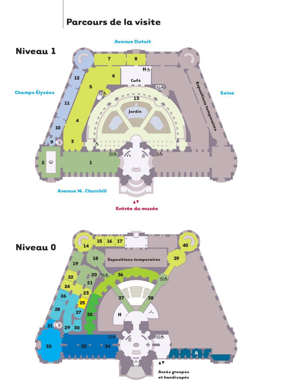 Kaart van Het Petit Palais