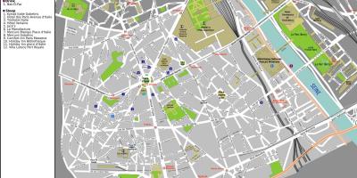 Kaart van het 13e arrondissement van Parijs