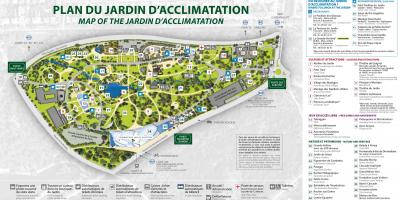 Kaart van De Jardin d ' Acclimatation