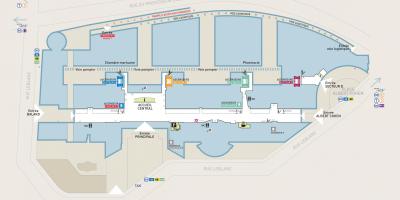 Kaart van Georges-Pompidou ziekenhuis