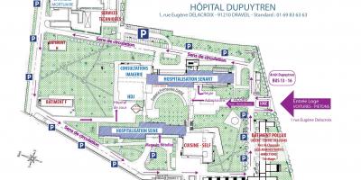 Kaart van Joffre-Contractuur van het ziekenhuis